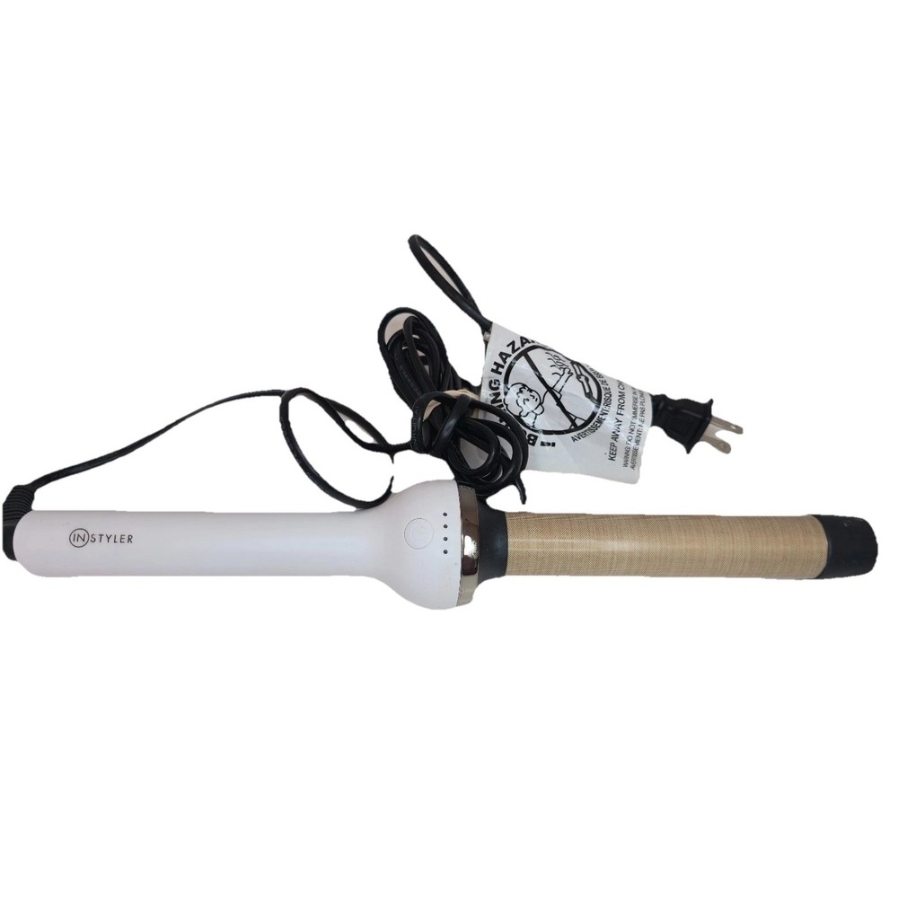 InStyler‎ Cerasilk 1" CURLING IRON. 4 Temperature Mode TESTED WORKING